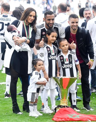 Juventus Medhi Benati C Family Poses Editorial Stock Photo - Stock Image